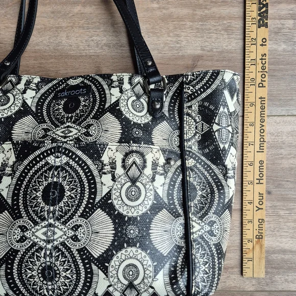 Sakroots Artist Circle Metro Tote Bag Wanderlust Print Eco-Twill Vegan - Picture 3 of 5